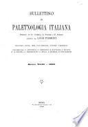 Bullettino di paletnologia italiana