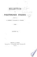Bullettino di paletnologia italiana