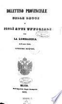 Bullettino provinciale delle leggi e degli atti ufficiale per la Lombardia