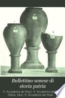 Bullettino senese di storia patria