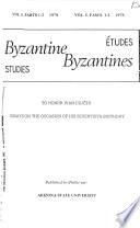 Byzantine Studies