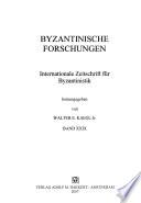 Byzantinische Forschungen