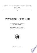 Byzantino-sicula III