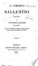 C. Crispo Sallustio tradotto da Vittorio Alfieri