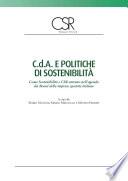 C.d.A e politiche di sostenibilità