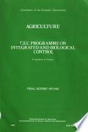 C.E.C. programme on integrated and biological control