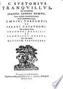 C. Svetonivs Tranqvillvs, ex recensione Joannis Georgii Graevii,