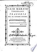 Cajo Marzio Coriolano