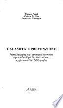 Calamità e prevenzione