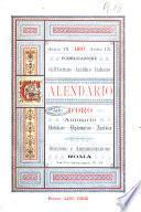 Calendario d'oro annuario nobiliare diplomatico araldico