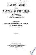 Calendario del Santuario di Pompei per l'anno ...