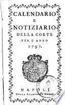 Calendario e notiziario della corte per l'anno 1797