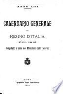 Calendario generale del regno d'Italia