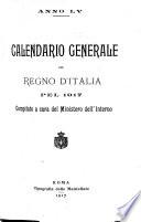Calendario generale del regno d'Italia