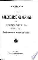 Calendario generale del regno d'Italia