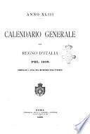 Calendario generale del Regno d'Italia