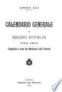 Calendario generale del Regno d'Italia
