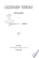Calendario vinicolo italiano