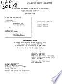 California. Court of Appeal (1st Appellate District). Records and Briefs