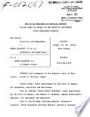 California. Court of Appeal (5th Appellate District). Records and Briefs