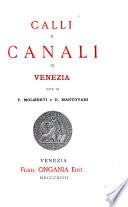 Calli e canali in Venezia