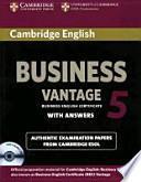Cambridge BEC. Vantage 5. Student's Book Wiith Answers and 2 Audio CDs
