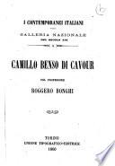 Camillo Benso di Cavour pel professore Roggero Bonghi