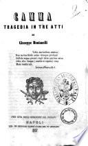 Camma tragedia in tre atti di Giuseppe Montanelli