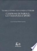 Campioni di parole, letteratura e sport