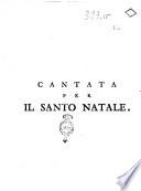 Cantata per il santo Natale