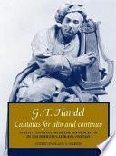 Cantatas for alto and continuo