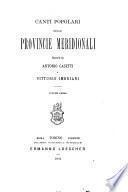 Canti e racconti del popolo italiano pubblicati per cura di Domenico Comparetti ed Alessandro D'Ancona