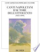 Canti napoletani d'autore dell'ottocento