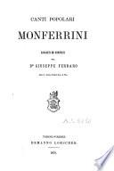 Canti popolari Monferrini