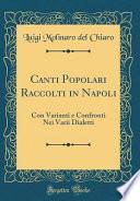 Canti Popolari Raccolti in Napoli