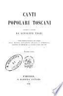 Canti popolari toscani