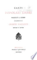 Canti popolari umbri raccolti a Gubbio e illustrati
