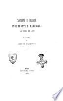 Cantilene e ballate, strambotti e madrigali nei secoli 13. e 14. a cura di Giosue Carducci