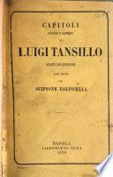 Capitoli giocosi e satirici di Luigi Tansillo editi e inediti