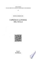 Caproni e la poesia del nulla