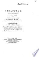 Carattaco poema drammatico scritto sul modello della tragedia greca antica da Guglielmo Mason ec. ec. dall'inglese recato in verso italiano da T.J. Mathias ..