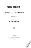 Carlo Alberto e l'ammiraglio Des Geneys nel 1821