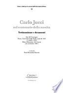Carlo Jucci nel centenario della nascita