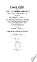 Carrara Programma Parte Speciale