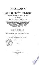 Carrara Programma Parte Speciale