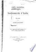 Carta magnetica delle isodinamiche d'Italia