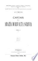 Cartari del'abazia di Rivalta Scrivia