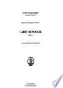 Carte romanze: without special title