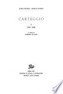Carteggio, 1924-1940