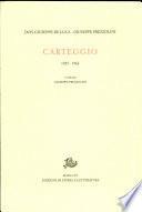 Carteggio, 1925-1962